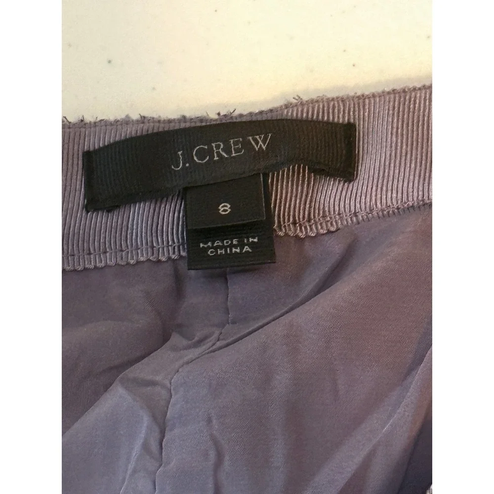 J.Crew Front‎ Zip Pencil Skirt in Sparkly Purple Gold Metallic Tweed Style E1246
